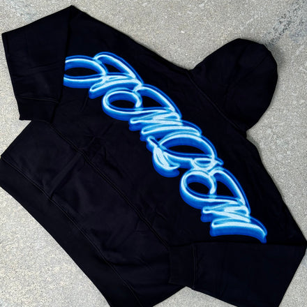 BLUE / AIRBRUSH HOODIE