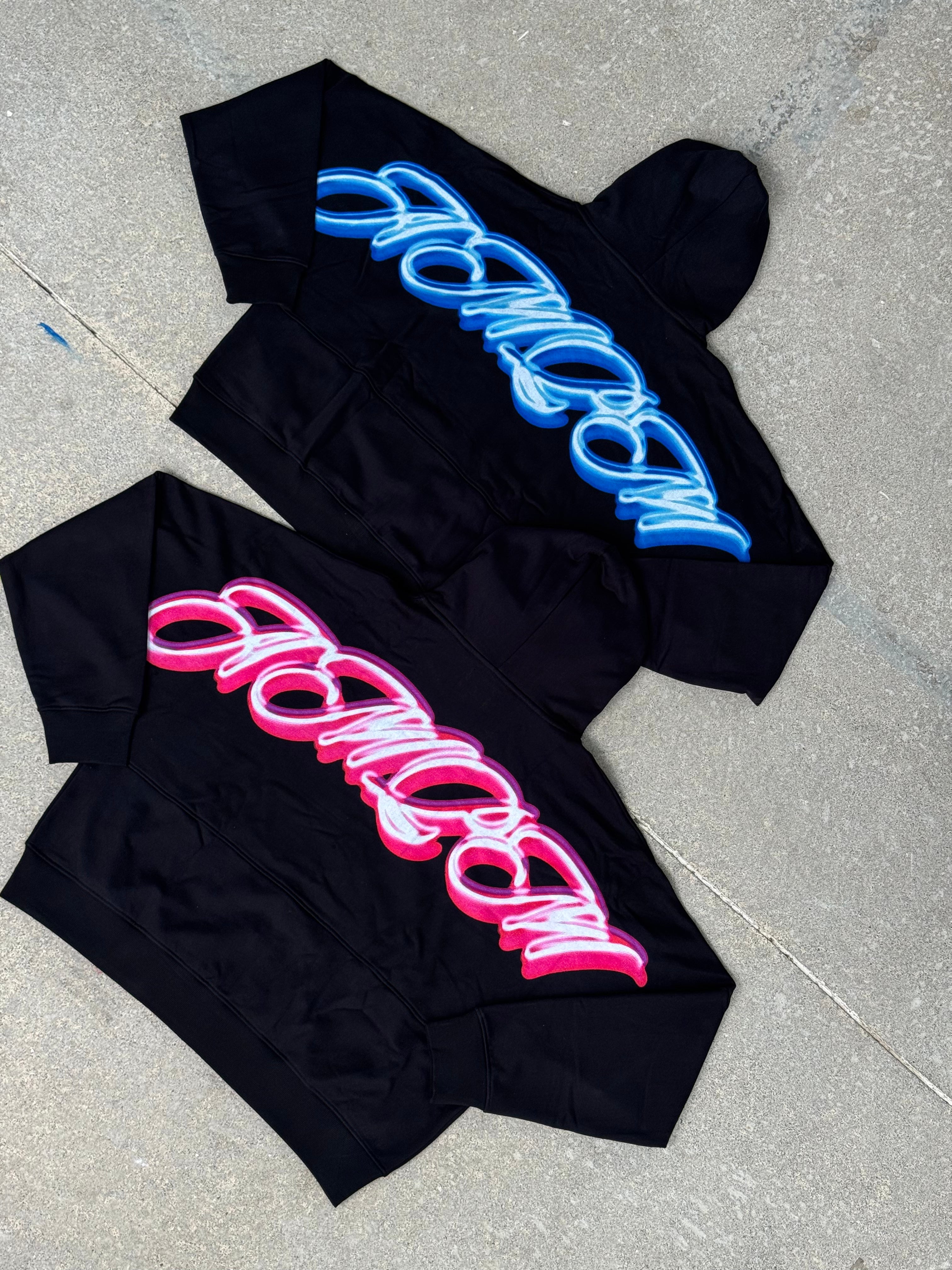 PINK / AIRBRUSH HOODIE