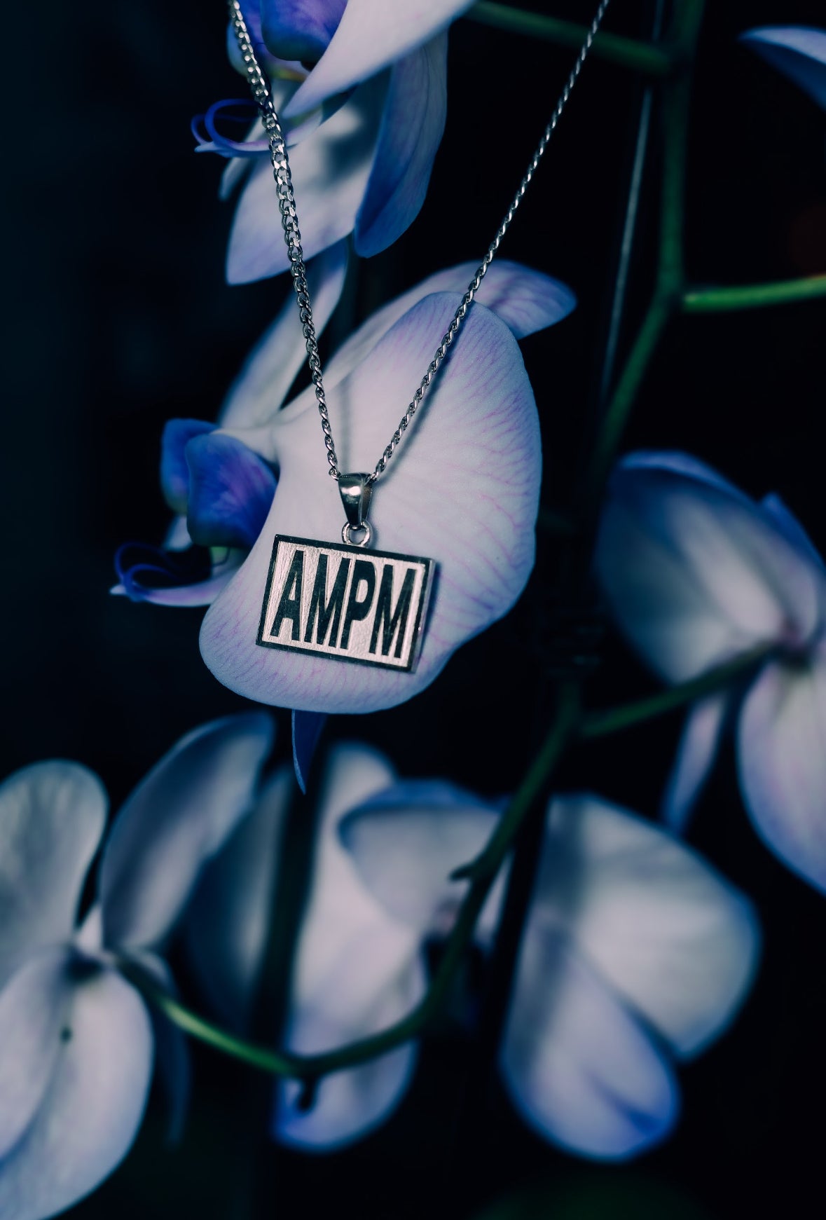 SILVER AMPM PENDANT CHAIN
