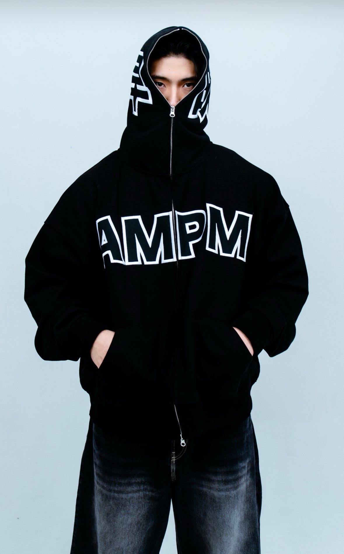 COLLEGIATE FULL ZIP - BLACK